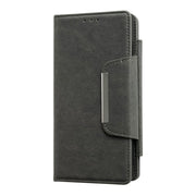 For Samsung Galaxy S24+ 5G Multifunctional 7-Card Wallet Leather Phone Case(Grey)