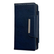 For Samsung Galaxy S24+ 5G Multifunctional 7-Card Wallet Leather Phone Case(Royal Blue)