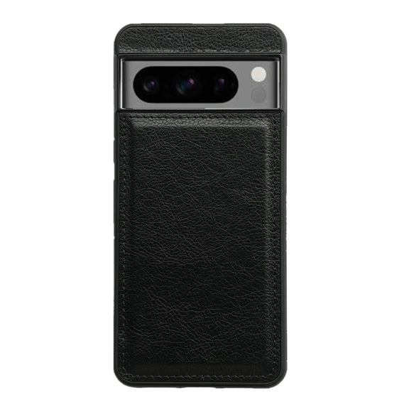 For Google Pixel 9 Pro XL Cowhide Texture Back Cover Phone Case(Black)