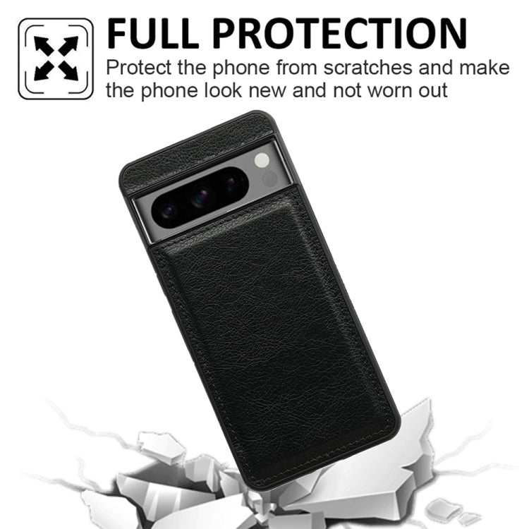 For Google Pixel 9 Pro XL Cowhide Texture Back Cover Phone Case(Black)