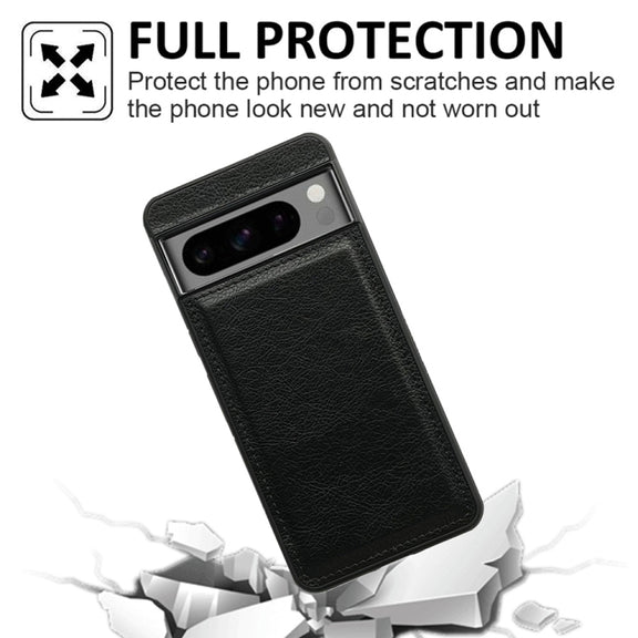 For Google Pixel 9 Pro XL Cowhide Texture Back Cover Phone Case(Black)