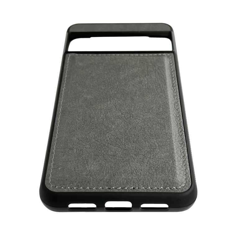 For Google Pixel 9 Pro XL Cowhide Texture Back Cover Phone Case(Grey)