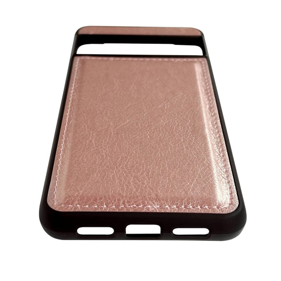 For Google Pixel 9 Pro XL Cowhide Texture Back Cover Phone Case(Rose Gold)