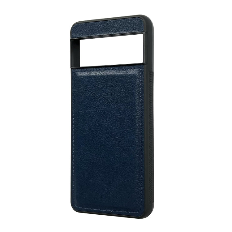 For Google Pixel 9 Pro XL Cowhide Texture Back Cover Phone Case(Royal Blue)