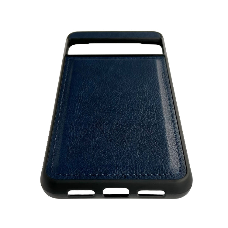 For Google Pixel 9 Pro XL Cowhide Texture Back Cover Phone Case(Royal Blue)