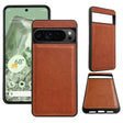 For Google Pixel 9 Pro XL Cowhide Texture Back Cover Phone Case(Brown) - Google Cases by PMC TechLife | Online Shopping South Africa | PMC TechLife | Buy Now Pay Later Mobicred