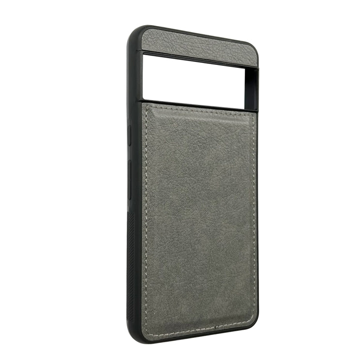 For Google Pixel 9 / Pixel 9 Pro Cowhide Texture Back Cover Phone Case(Grey)
