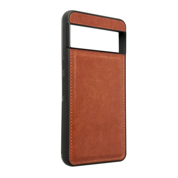 For Google Pixel 9 / Pixel 9 Pro Cowhide Texture Back Cover Phone Case(Brown)