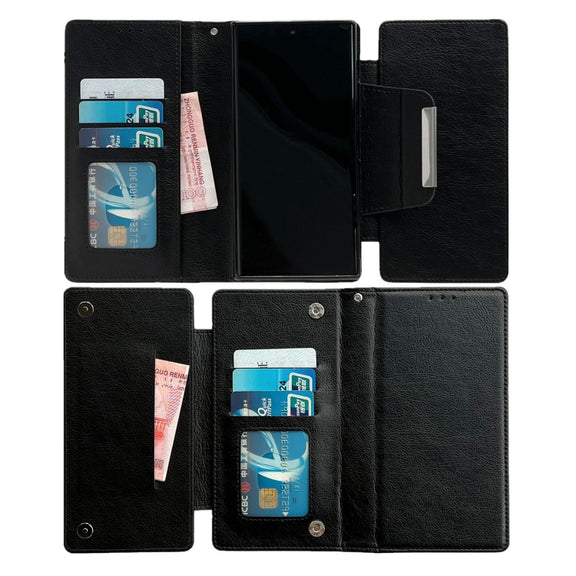 For Google Pixel 9 Pro XL Multifunctional 7-Card Wallet Leather Phone Case(Black)
