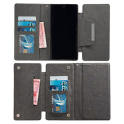 For Google Pixel 9 Pro XL Multifunctional 7-Card Wallet Leather Phone Case(Grey)