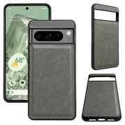 For Google Pixel 9 Pro XL Multifunctional 7-Card Wallet Leather Phone Case(Grey)