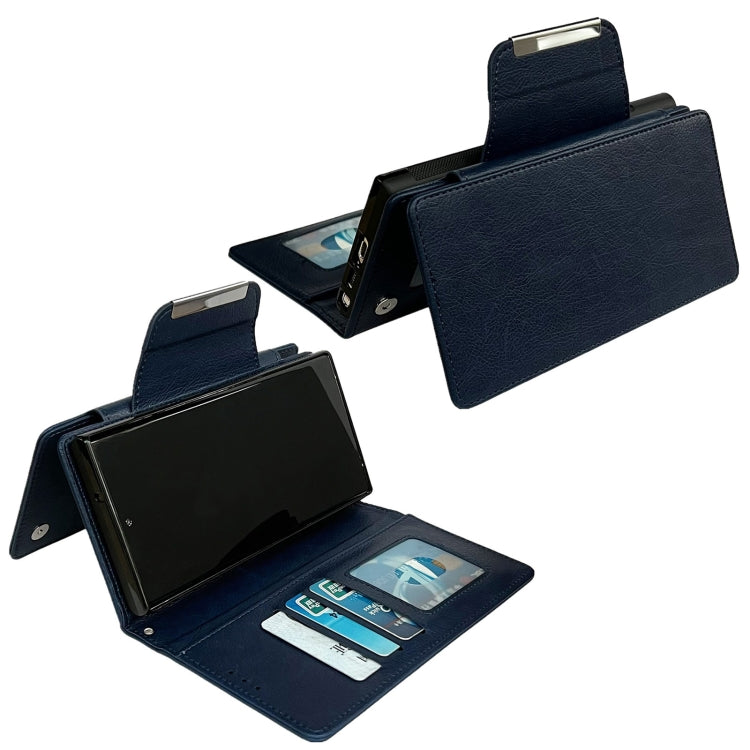 For Google Pixel 9 Pro XL Multifunctional 7-Card Wallet Leather Phone Case(Royal Blue)