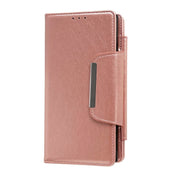 For Google Pixel 9 / Pixel 9 Pro Multifunctional 7-Card Wallet Leather Phone Case(Rose Gold)