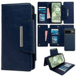For Google Pixel 9 / Pixel 9 Pro Multifunctional 7-Card Wallet Leather Phone Case(Royal Blue) - Google Cases by PMC TechLife | Online Shopping South Africa | PMC TechLife | Buy Now Pay Later Mobicred