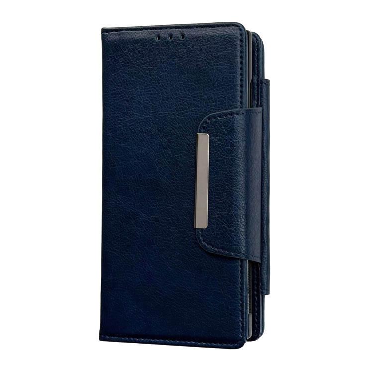 For Google Pixel 9 / Pixel 9 Pro Multifunctional 7-Card Wallet Leather Phone Case(Royal Blue)
