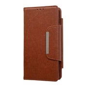 For Google Pixel 9 / Pixel 9 Pro Multifunctional 7-Card Wallet Leather Phone Case(Brown)