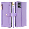 For Motorola Edge 5G 2024 Sheep Texture Cross-body Zipper Wallet Leather Phone Case(Purple) - Motorola Cases by PMC Jewellery | Online Shopping South Africa | PMC Jewellery | Buy Now Pay Later Mobicred