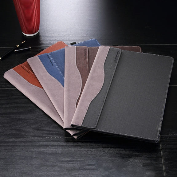 For Microsoft Surface Laptop 6 13.5 inch Laptop PU Leather Protective Case(Coffee Color)