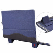 For Microsoft Surface Book 3 / 2 / 1 13.5 inch Cloth Texture Laptop Leather Case With Stand Function(Blue)