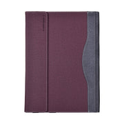 For Lenovo ThinkPad X1 Carbon Gen 10 Cloth Texture Laptop Leather Protective Case(Wine Red)