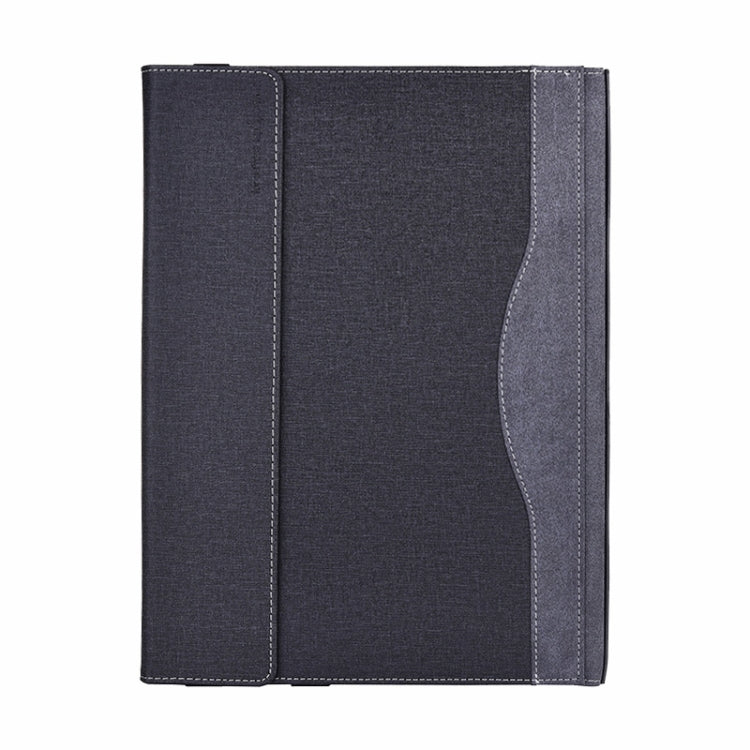 For Lenovo ThinkPad X1 Carbon Gen 9 Cloth Texture Laptop Leather Protective Case(Black)