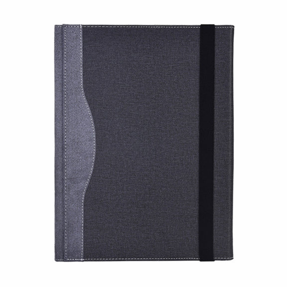 For Lenovo ThinkPad X1 Carbon Gen 9 Cloth Texture Laptop Leather Protective Case(Black)