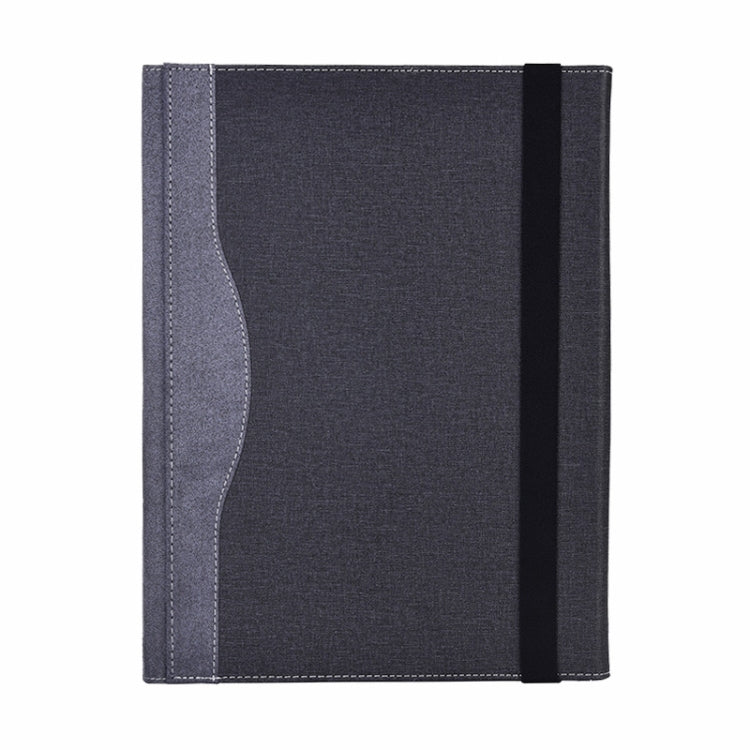 For Lenovo ThinkPad X1 Carbon Gen 9 Cloth Texture Laptop Leather Protective Case(Black)