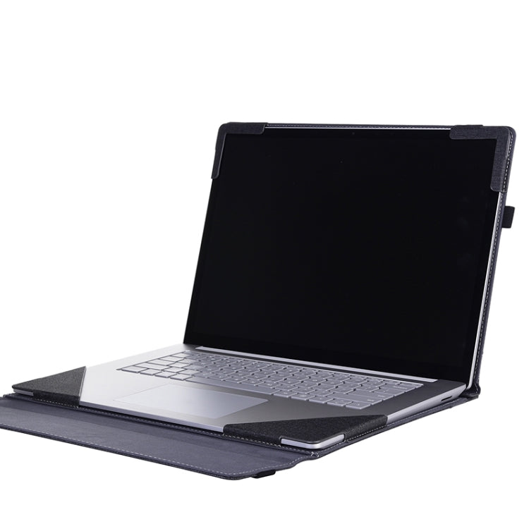 For Lenovo ThinkPad X1 Carbon Gen 9 Cloth Texture Laptop Leather Protective Case(Black)