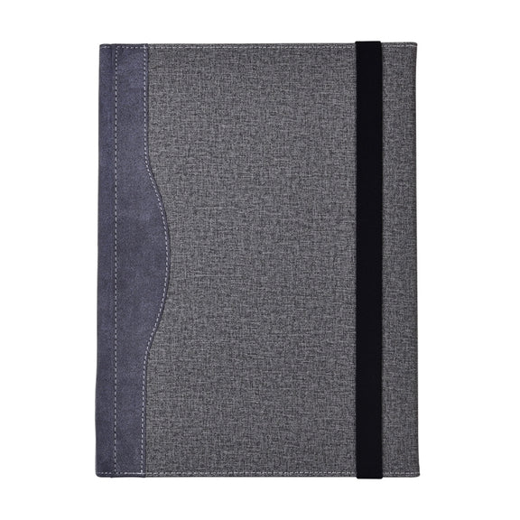 For Lenovo ThinkPad X1 Carbon Gen 9 Cloth Texture Laptop Leather Protective Case(Space Ash)
