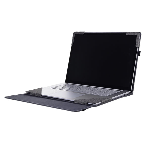 For Lenovo ThinkPad X1 Carbon Gen 7 Cloth Texture Laptop Leather Protective Case(Space Ash)