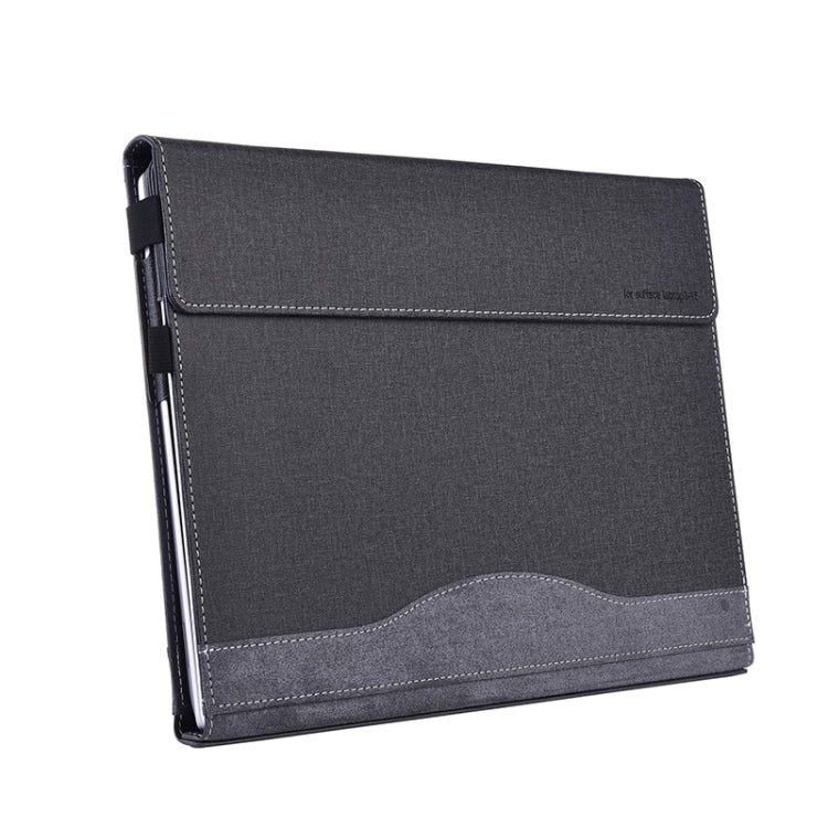 For Lenovo ThinkPad X1 Carbon Gen 8 Cloth Texture Laptop Leather Protective Case(Black)