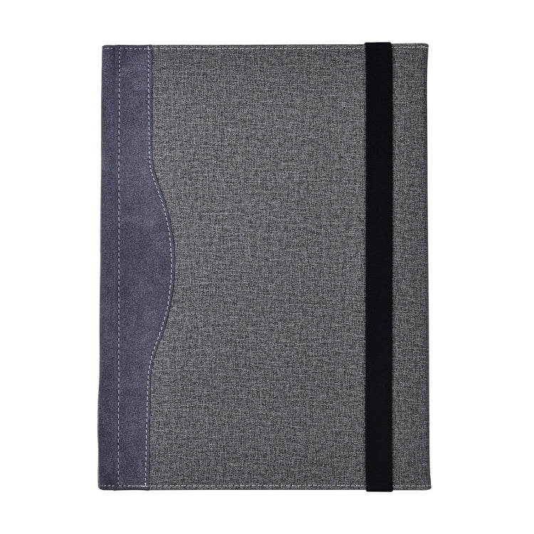 For Lenovo ThinkPad X1 Carbon Gen 8 Cloth Texture Laptop Leather Protective Case(Space Ash)
