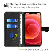 For Motorola Edge 5G 2024 Skin Feel Magnetic Buckle Leather Phone Case(Black)