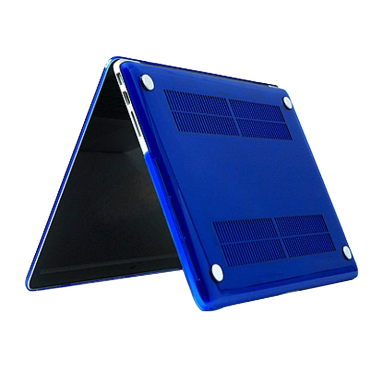 For MacBook Air 13.3 inch A2179 (2020) Laptop Crystal PC Protective Case(Dark Blue)