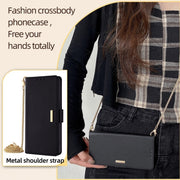 For Huawei Pura 70 5G Crossbody Chain Leather Phone Case(Black)