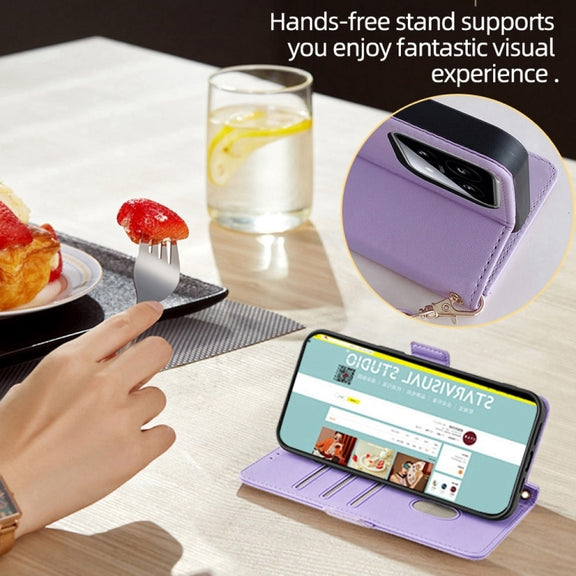 For Huawei Pura 70 Pro / 70 Pro+ 5G Crossbody Chain Leather Phone Case(Purple)