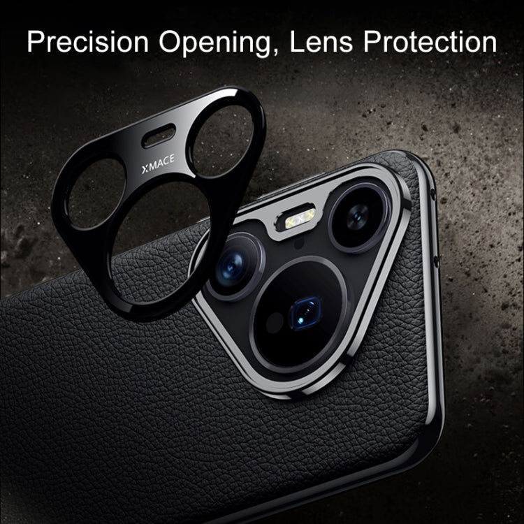 For Huawei Pura 70 Pro / Pro+ Litchi Texture Genuine Leather Phone Case(Black)