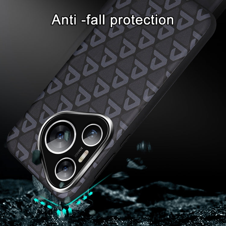 For Huawei Pura 70 Pro / Pro+ Plain Leather Printed Cooling Phone Case(Green)