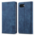 For iPhone 16e LC.IMEEKE Strong Magnetism Microfiber Leather Phone Case(Blue) - iPhone 16e Cases by LC.IMEEKE | Online Shopping South Africa | PMC TechLife | Buy Now Pay Later Mobicred