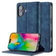 For iPhone 16 Plus LC.IMEEKE Strong Magnetism Microfiber Leather Phone Case(Blue) - iPhone 16 Plus Cases by LC.IMEEKE | Online Shopping South Africa | PMC TechLife | Buy Now Pay Later Mobicred