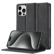For iPhone 16 Pro LC.IMEEKE Strong Magnetism Microfiber Leather Phone Case(Black) - iPhone 16 Pro Cases by LC.IMEEKE | Online Shopping South Africa | PMC TechLife | Buy Now Pay Later Mobicred