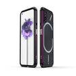 For Nothing Phone 2 Aurora Series Lens Protector + Metal Frame Protective Phone Case(Black Purple) - free shipping - PMC TechLife - Order now!