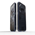 For Nothing Phone 2a Aurora Series Metal Frame Protective Phone Case(Black Blue) - More Brand by PMC TechLife | Online Shopping South Africa | PMC TechLife | Buy Now Pay Later Mobicred