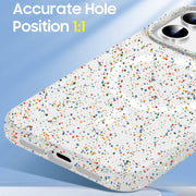 For iPhone 16 Colorful Frosted Magsafe PC Hybrid TPU Phone Case(Blue)