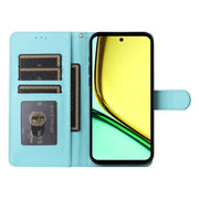 For Realme C67 4G Diamond Lattice Leather Flip Phone Case(Mint Green)