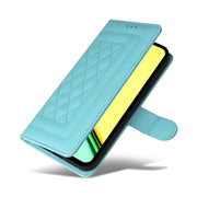 For Realme C67 4G Diamond Lattice Leather Flip Phone Case(Mint Green)