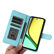 For Realme C67 4G Diamond Lattice Leather Flip Phone Case(Mint Green)