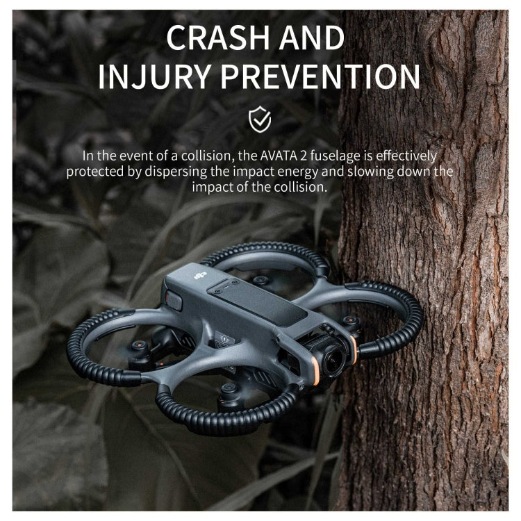 For DJI AVATA 2 STARTRC Propeller TPU Protective Guard Anti-collision Ring Cover(Fluorescent Green)