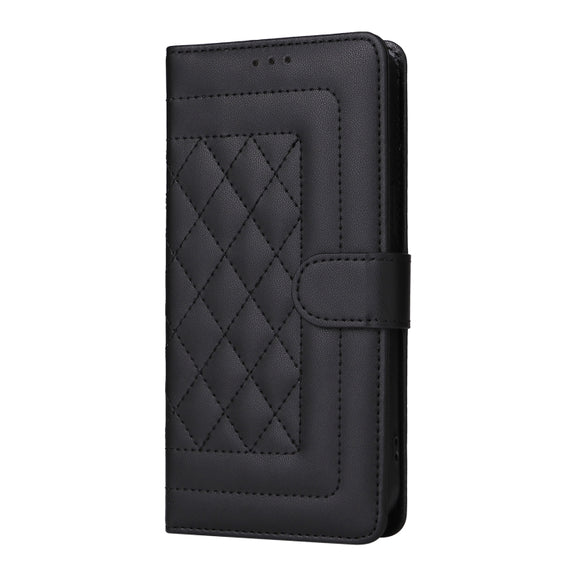 For Google Pixel 9 Diamond Lattice Leather Flip Phone Case(Black)