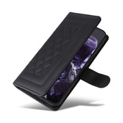 For Google Pixel 9 Diamond Lattice Leather Flip Phone Case(Black)